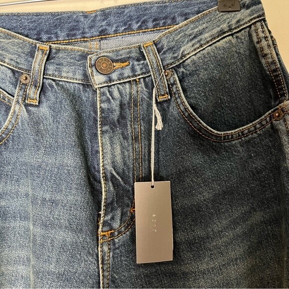 6397 NWT Slim Skinny Jeans Women’s Size 26 Clean Dark High Rise Italian Denim - Picture 13 of 15